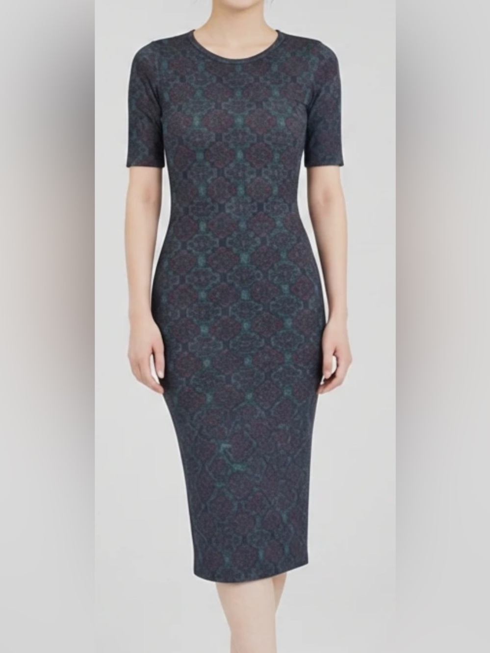 Lularoe Beautiful form flattering dress with elbow sleeves ultra soft stretchy